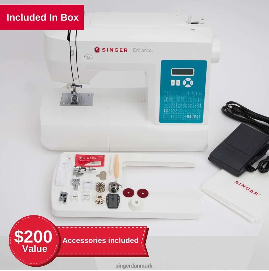 SINGER 6180 brilliance plus symaskine maskiner 26J46V57