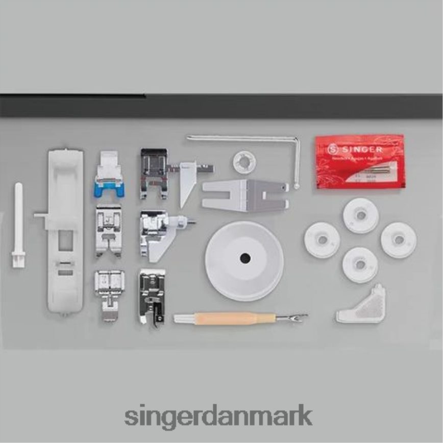 SINGER kraftig 6380 symaskine og trykfodsbundt maskiner 26J46V23