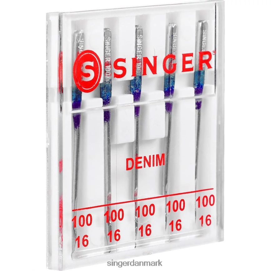 SINGER denimnåle, str. 100/16 tilbehør 26J46V88