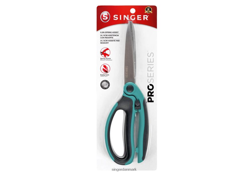 SINGER 9,5" proseries fjederassisterende saks med komfortgreb tilbehør 26J46V162