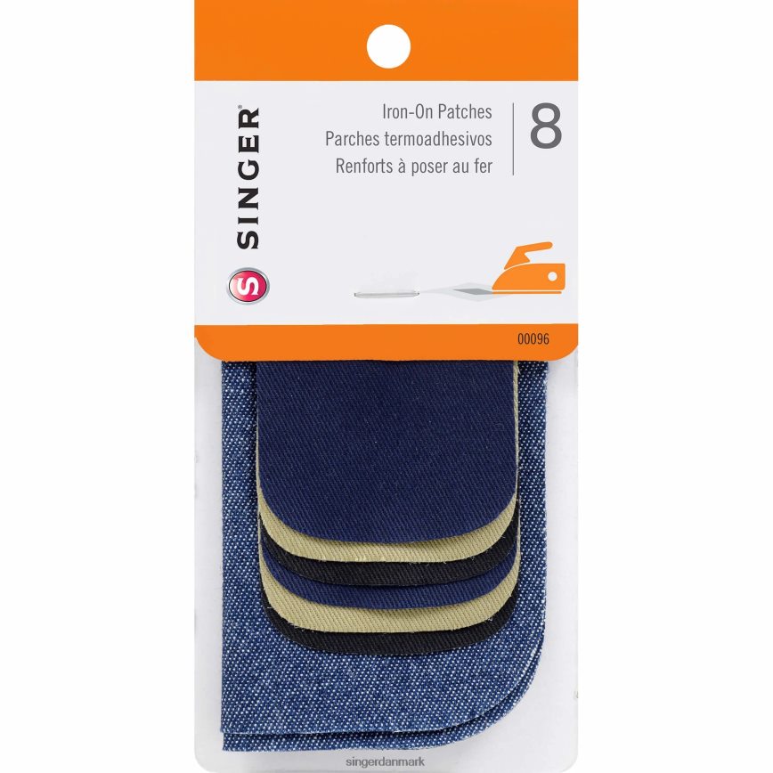 SINGER stryg-på denim/twill patches combo tilbehør 26J46V168