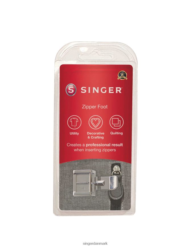 SINGER lynlås trykfod tilbehør 26J46V147