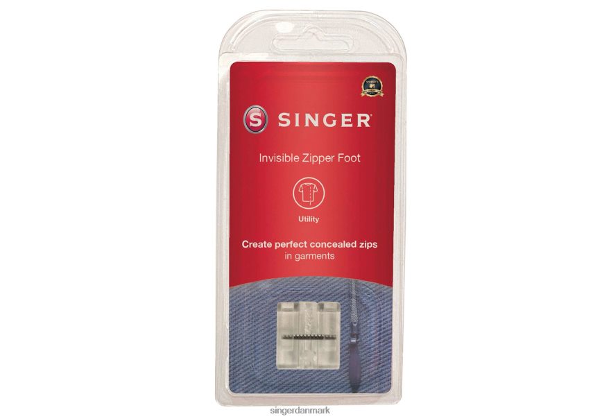 SINGER usynlig lynlåsfod tilbehør 26J46V104